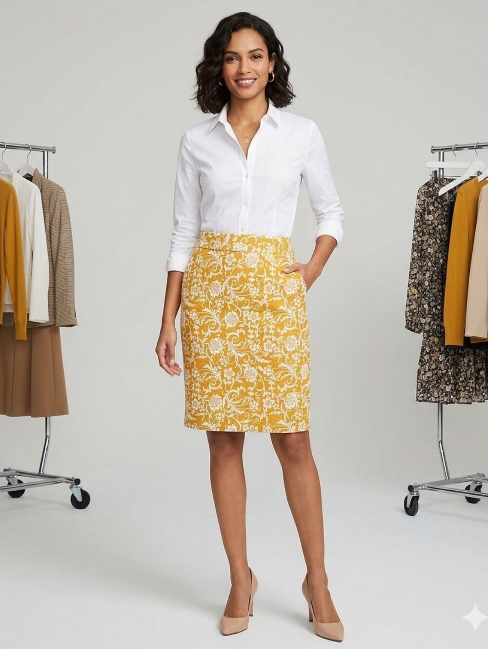 NWT Loft Pencil Skirt Knee Length Lined Sz 0